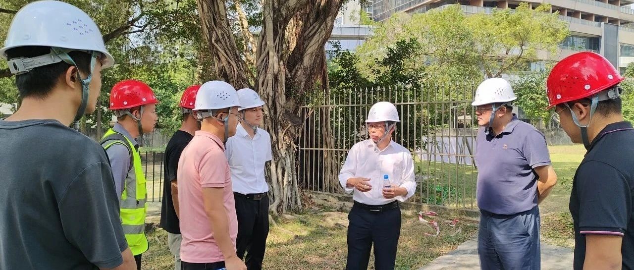 华隧建设党委副书记、总经理詹国良到中山广建公司调研考察