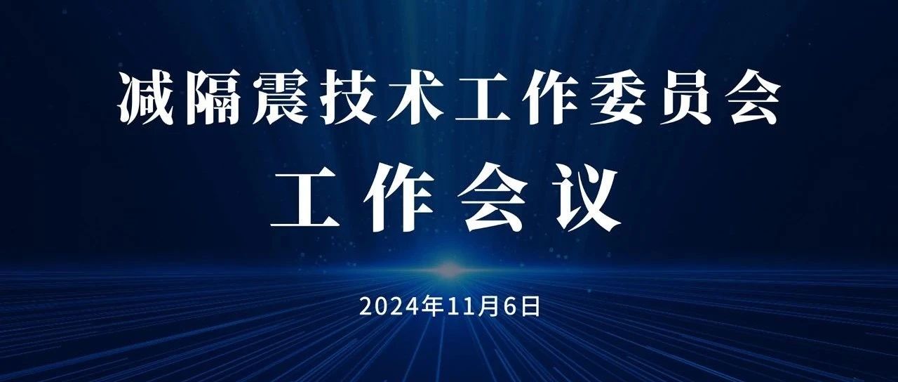 河北省工程勘察设计咨询协会减隔震技术工作委员会工作会议圆满召开